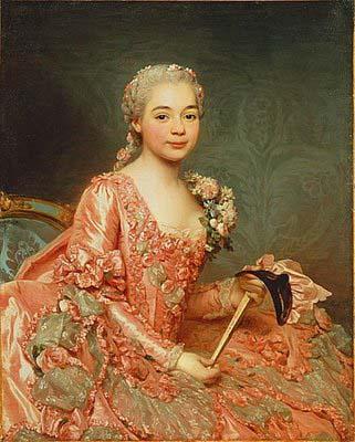 Alexander Roslin The Baroness de Neubourg-Cromiere oil painting image